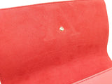 Louis Vuitton Louise Red Leather Chain Shoulder Bag Do0726cxzde