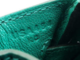 Hermes Birkin 25cm Vert Verone Green Ostrich Leather Gold Handbag Do0626ooxzxde