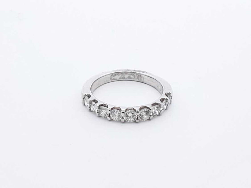 .90ctw Diamonds 14k White Gold 3.9 Grams Ring Size 5.5 Sd0425orzdu