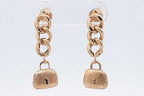18k Yellow Gold Drop Stud Earrings 2.5 Grams Eb0826orxsa