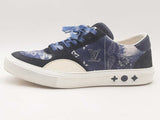 Louis Vuitton Ollie Cloth Low Bandana Blue Shoes Size 10 Aa0126oozsa