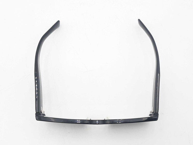Prada Pr 06ys Symbole Rectangular Sunglasses In Black Sd0925izsa