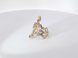 .08ctw Diamonds 14k Yellow Gold 5.4 Grams Ring Size 6 Sd0825lszsa