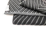 Fendi X Karl Lagerfield Black Woven Snap Pocket Scarf Do1225lcrde