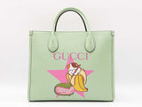 Gucci X Bananya Small Print Leather Tote Bag Sd0626crzdu