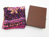 Louis Vuitton X Stephen Sprouse World Map Graffiti Pink Silk Scarf Do0726oxzde