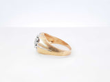 1.17 Cttw Diamond & 14k Yellow Gold Cluster Ring 9.1 Grams Size 12.5 Fw0426crzdu