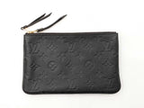 Louis Vuitton Double Zip Pochette In Monogram Empreinte Leather Fw1125przdu