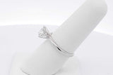 0.96ctw Diamond Ring In 14k White Gold 2.5 Grams Size 6.75 Eb0226lcxzsa