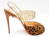 Christian Louboutin Levita Girl 120 Caramel Heels Size Eu 39.5 Do1024loxde