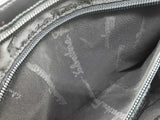 Salvatore Ferragamo Black Patent Leather Shoulder Bag As Is Condition Do0426orde