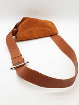 Alexander Mcqueen T Bar Sling Suede Crossbody Bag Eb0326srxde