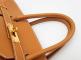 Hermes Birkin 40 Gold Tan Clemence Gold Hardware Handbag Do0424csxzde