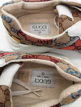 Gucci Monogram Multicolor Canvas Rhyton Sneakers Gucci Size 8 Eb0626lxzde
