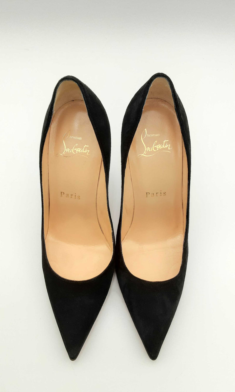 Christian Louboutin So Kate Suede Black Pumps Size 35 Eblwxsa 144010031131