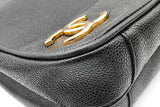 Chanel Black Caviar Leather Triple Cc Shoulder Bag Eb0926lrxzde