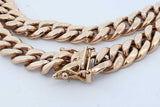 10k Yellow Gold Cuban Link Chain Necklace 27.5 Grams 18 Inch Eb0726llxzde