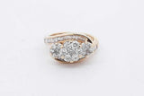 1.06cttw Diamond 14k Yellow Gold Ring 6.4 Grams Size 7.25 Eb0626ixzsa