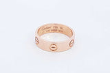 Cartier 18k Rose Gold Love Ring Size 56 6 Grams Eb0626exzde