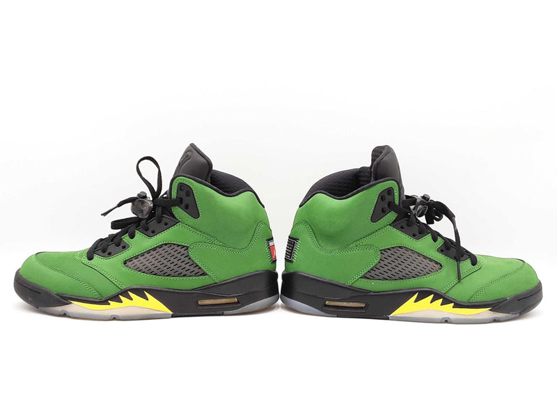Nike Air Jordan 5 Retro Se "Oregon Ducks" Suede Sneakers Size 10 Fw0825lozdu