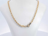 14k Yellow Gold 12.6 Grams Rope Chain 20 Inches Aa0825ixzsa