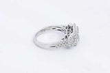 Approx. 1.41ctw Diamond Ring In 14k White Gold 3.2 Grams Size 4 Eb0924wxzsa