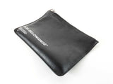 Off White "For Belongings" Pouch In Black Leather Fw1125rxde
