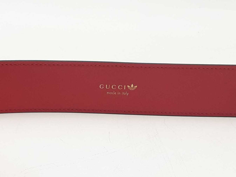 Gucci 406831 Gucci X Adidas Gg Marmont Belt Red Size 34 Aa0925lrzsa