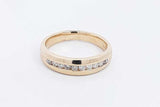 0.4ctw Diamond Ring In 10k Yellow Gold 5.2 Grams Size 8.5 Eb1225lrxdu