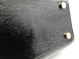 Michael Kors Avril Black Patent Leather Handbag Fw1224wxsa