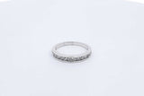 Approx. 0.42ctw Diamond Ring In 10k White Gold 2.4 Grams Size 7 Eb1124crsa