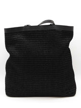 Saint Laurent Patti Black Raffia Tote Bag Eb0526ixzde