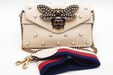 Gucci Broadway Pearly Bee Shoulder Bag Eb0926ixzde