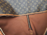 Louis Vuitton Brown Monogram Coated Canvas Leather Hanging Garmet Bag Do626oxzde