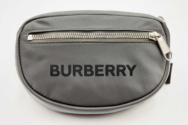 Burberry Cannon Charcoal Grey Nylon Econyl Belt Bag Eb0924crdu