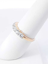 1.37 Cttw Lab-grown Diamond & 14k Gold Wedding Ring 2.1g Size 6.75 Fw0326rxzdu