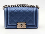 Chanel Small Boy Bag Blue Shoulder Bag Aa0425lwzxsa