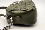 Gucci Gg Quilted Marmont Crossbody Bag In Military Green Eb1124wrxsa