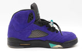 Nike Air Jordan 5 Retro Alternate Grape Suede Sneakers Size 11 Eb0726ixdu