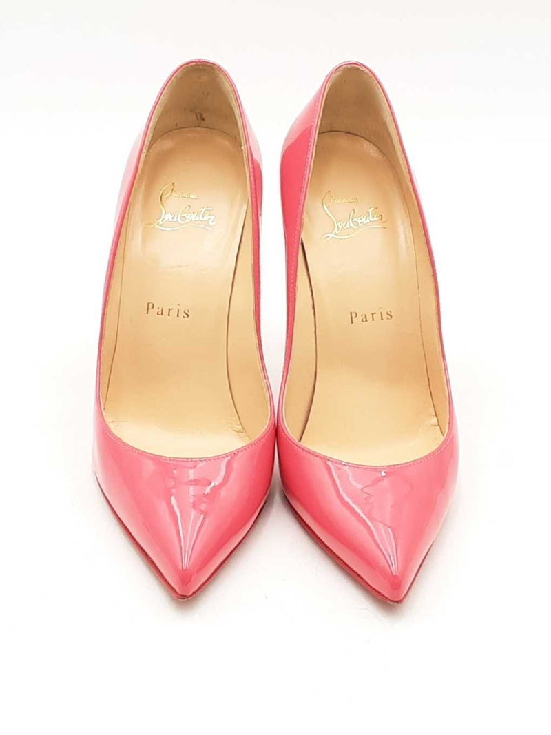 Christian Louboutin Pigalle Follies Pink Patent Leather Pumps Size 37 Eb225lrxsa