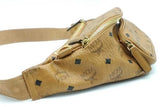 Mcm Belt Bag In Visetos Cognac Eb0926lrxsa