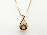 Pandora Infinite 1.00 Carat Lab Grown Diamond 14k Yellow Gold 6.1g Pendant Chain 17.5 In Do0425rxzde