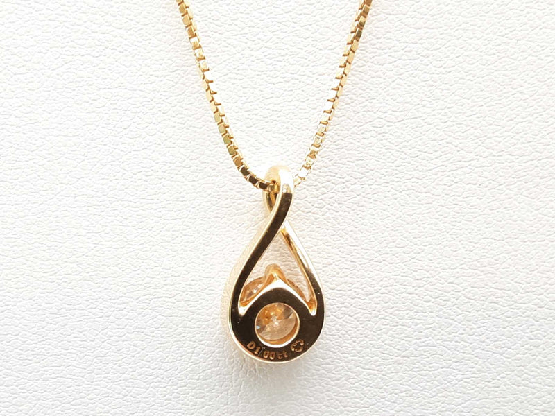 Pandora Infinite 1.00 Carat Lab Grown Diamond 14k Yellow Gold 6.1g Pendant Chain 17.5 In Do0425rxzde