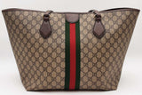 Gucci Gg Monogram Supreme Canvas Ophidia Tote Bag Eb1026wrxde