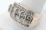1.52cttw Diamond Ring In 14k Yellow Gold 13.6 Grams Size 10 Eb1026exzsa