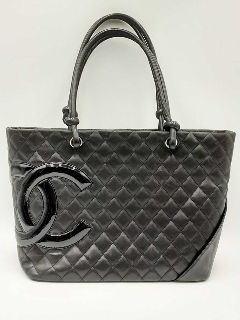 Chanel Quilted Leather Cambon Tote Bag Eb1224erxdu