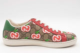 Gucci Ace Gg Apple Print Sneakers Size 36.5 Eb0226lrxsa