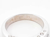 0.69 Cttw Diamond & 18k White Gold Wide Band 10.3 Grams Size 10.25 Fw0826exzdu