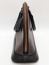 Coach Sierra Brown Logo Signature Coated Canvas Satchel Crossbody Bag Do0826oxde
