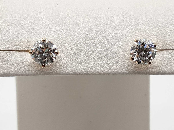 1.50 Cttw Lab Grown Diamonds 14k Yellow Gold 0.9g Stud Earrings Do0325oerde